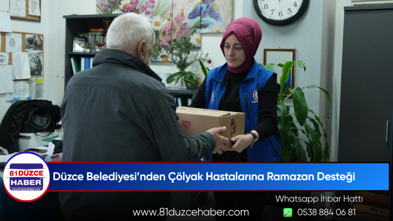 Düzce Belediyesi’nden Çölyak Hastalarına Ramazan Desteği