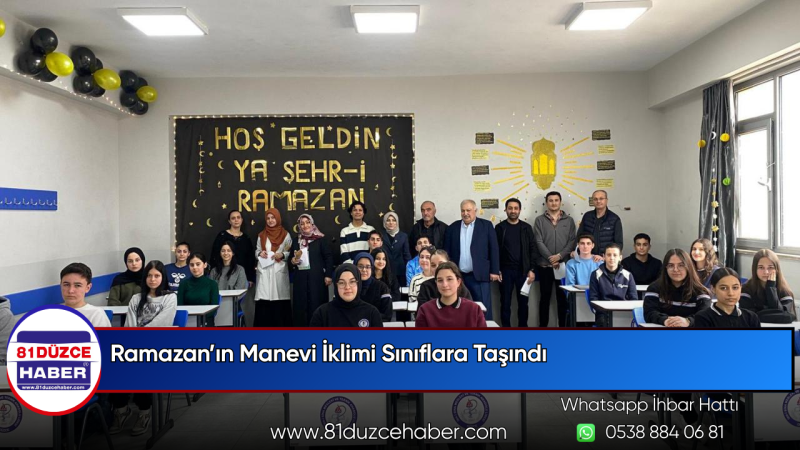 Ramazan’ın Manevi İklimi Sınıflara Taşındı