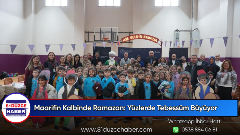 Maarifin Kalbinde Ramazan: Yüzlerde Tebessüm Büyüyor