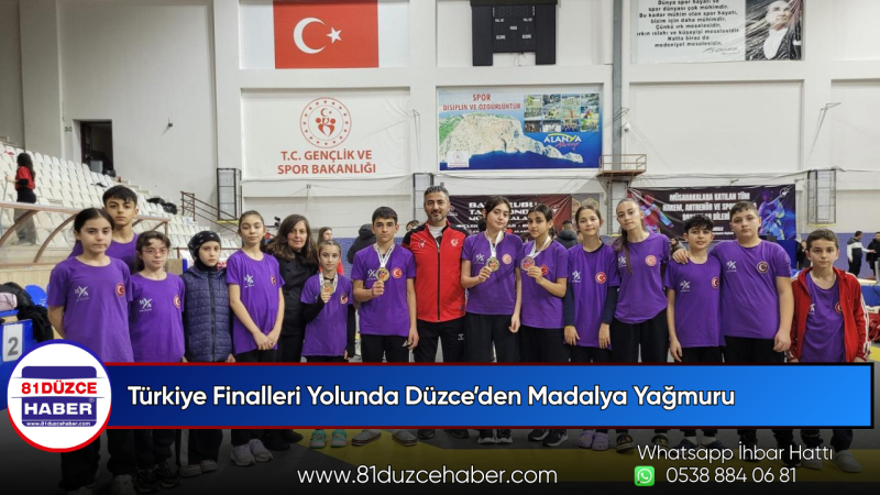 Türkiye Finalleri Yolunda Düzce’den Madalya Yağmuru