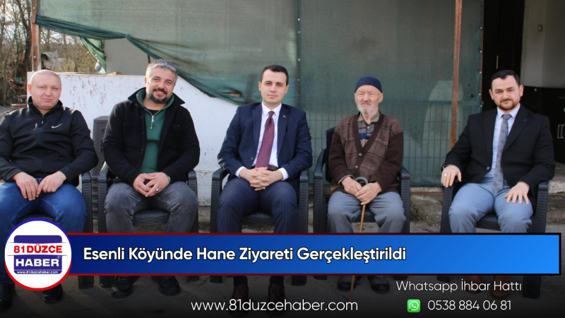 Esenli Köyünde Hane Ziyareti Gerçekleştirildi