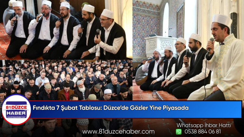 Merkez Büyük Camii’nde 6 Şubat Depremleri İçin Mevlid Programı Düzenlendi