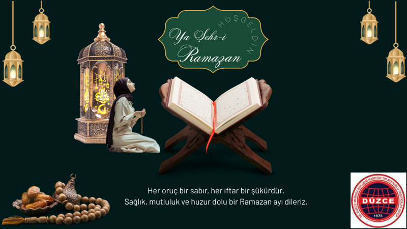 KAMYONCULAR KOOP. HOŞGELDİN RAMAZAN  MESAJI