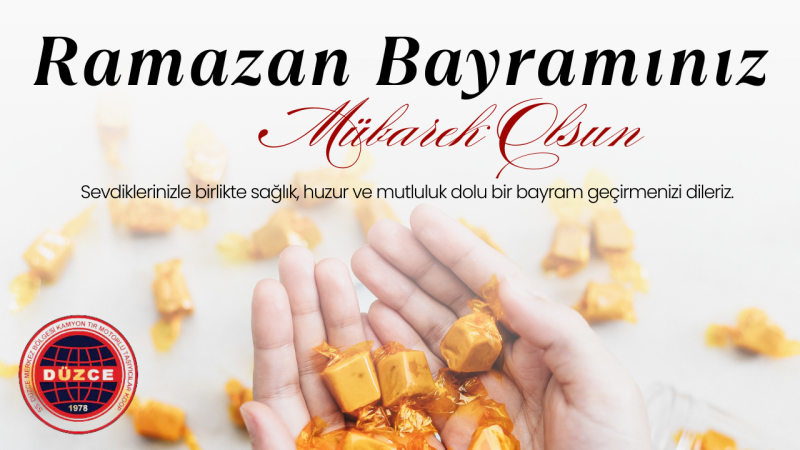 KAMYONCULAR KOOP. RAMAZAN BAYRAMI REKLAM İLANI