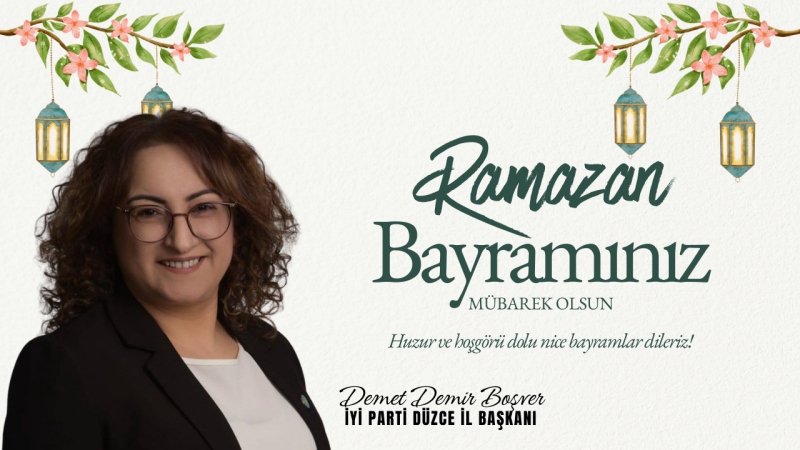 DEMET BOŞVER RAMAZAN BAYRAMI REKLAM İLANI