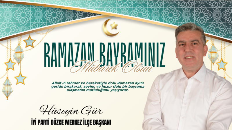 HÜSEYİN GÜR RAMAZAN BAYRAMI REKLAM İLANI