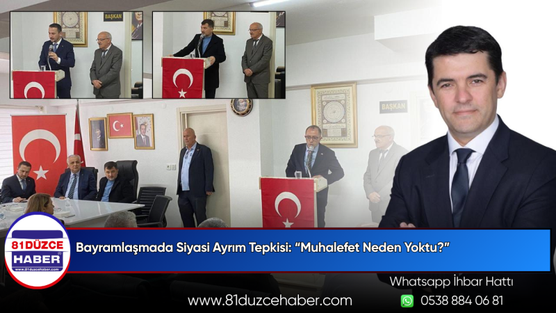 Bayramlaşmada Siyasi Ayrım Tepkisi: “Muhalefet Neden Yoktu?”