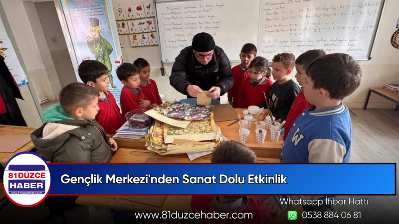 Gençlik Merkezi'nden Sanat Dolu Etkinlik