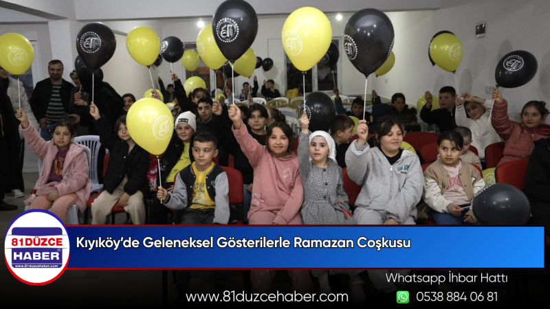 Kıyıköy’de Geleneksel Gösterilerle Ramazan Coşkusu