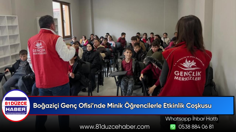 Boğaziçi Genç Ofisi’nde Minik Öğrencilerle Etkinlik Coşkusu