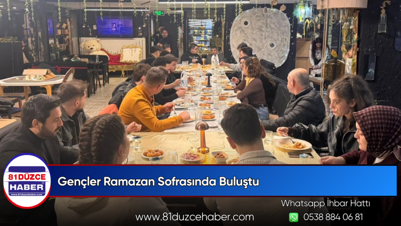 Gençler Ramazan Sofrasında Buluştu