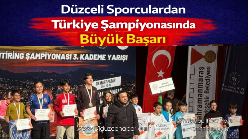 Düzceli Sporculardan Türkiye Şampiyonasında Büyük Başarı