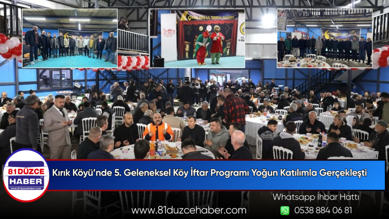 Kırık Köyü’nde 5. Geleneksel Köy İftar Programı Yoğun Katılımla Gerçekleşti