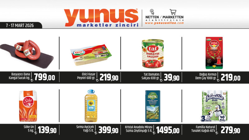 YUNUS MARKET - 7 / 17 MART 