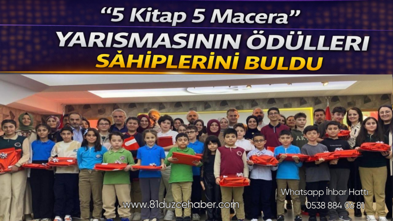 “5 Kitap 5 Macera” Yarışmasının Ödülleri Sahiplerini Buldu