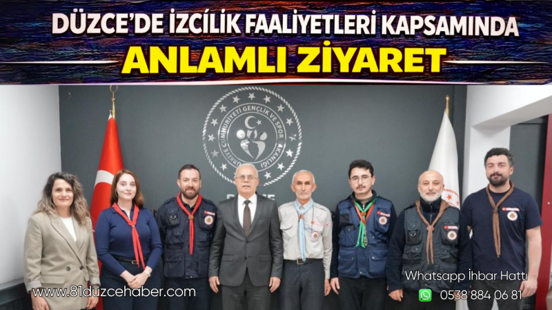 Düzce’de İzcilik Faaliyetleri Kapsamında Anlamlı Ziyaret
