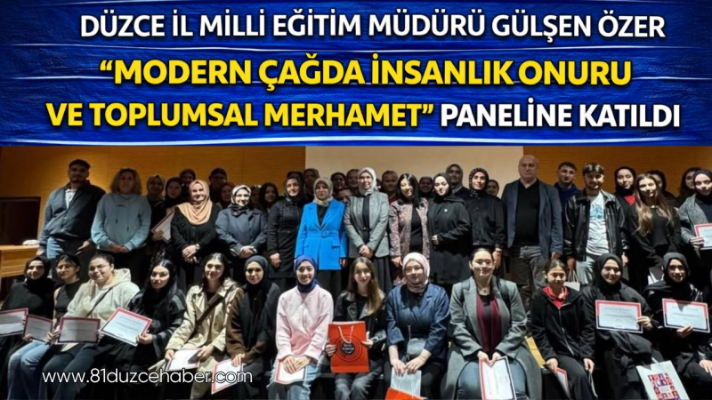 Gülşen Özer, “İnsanlık Onuru ve Merhamet” Paneline Katıldı