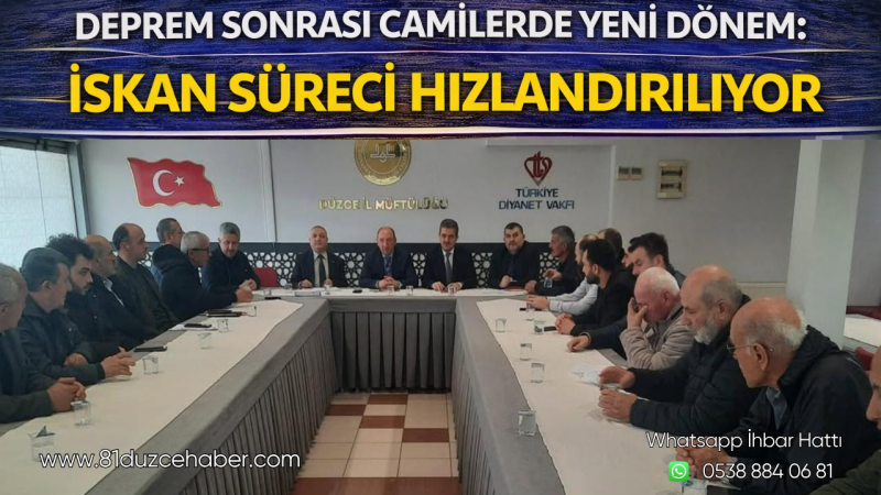 Deprem Sonrası Camilerde Yeni Dönem: İskan Süreci Hızlandırılıyor