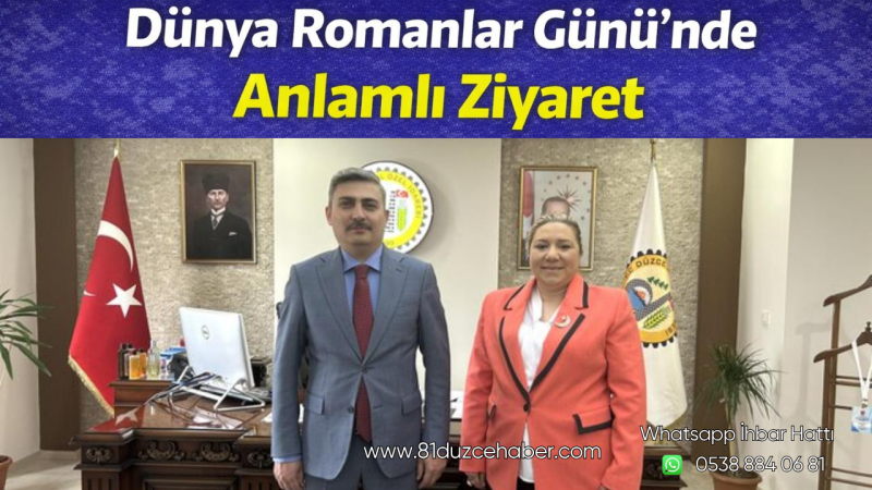 Dünya Romanlar Günü’nde Anlamlı Ziyaret