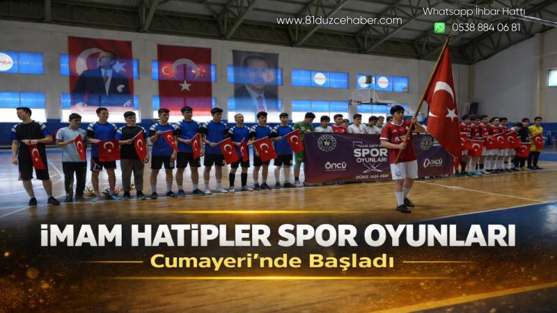 İmam Hatipler Spor Oyunları Cumayeri’nde Başladı