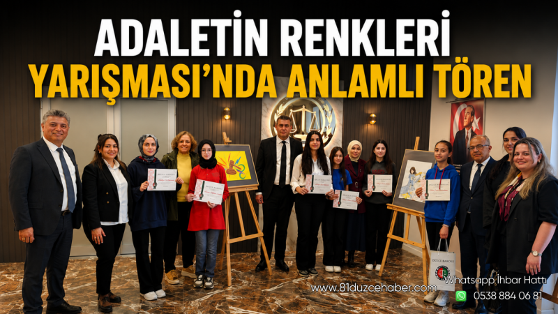 Adaletin Renkleri Yarışması’nda Anlamlı Tören /hariç diğer yazıları kaldır