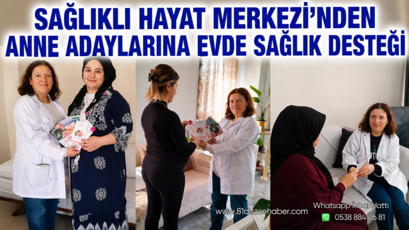 Sağlıklı Hayat Merkezi’nden Anne Adaylarına Evde Sağlık Desteği