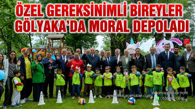 Özel Gereksinimli Bireyler Gölyaka’da Moral Depoladı