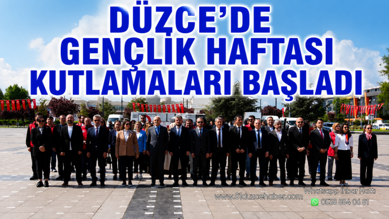 Düzce’de Gençlik Haftası Kutlamaları Başladı
