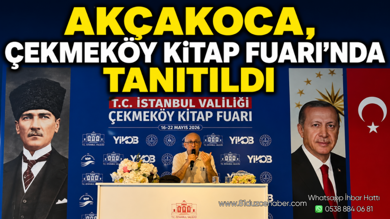 Akçakoca, Çekmeköy Kitap Fuarı’nda Tanıtıldı