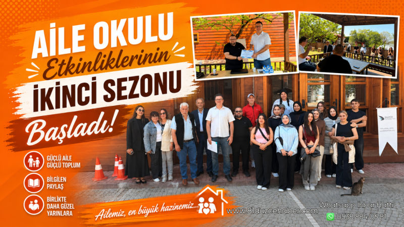 Aile Okulu Etkinliklerinin İkinci Sezonu Başladı