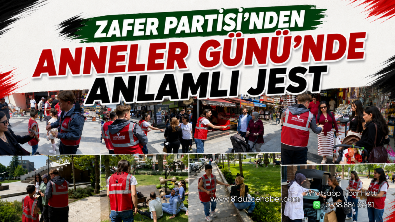 Zafer Partisi’nden Anneler Günü’nde Anlamlı Jest