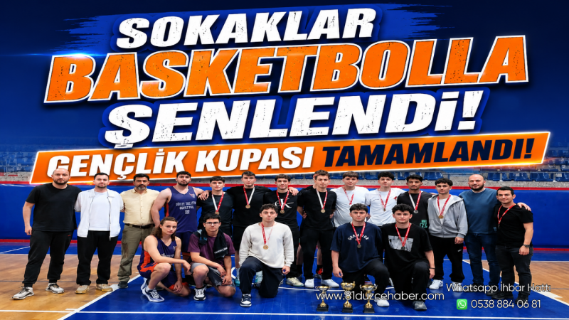 Sokaklar Basketbolla Şenlendi: Gençlik Kupası Tamamlandı