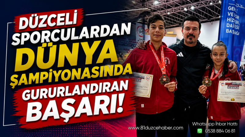 Düzceli Sporculardan Dünya Şampiyonasında Gururlandıran Başarı