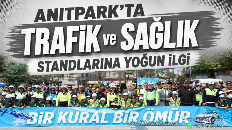 Anıtpark’ta Trafik ve Sağlık Standlarına Yoğun İlgi
