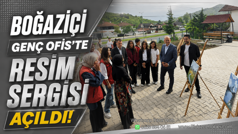 Boğaziçi Genç Ofis’te Resim Sergisi Açıldı