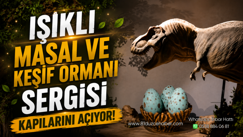 Işıklı Masal ve Keşif Ormanı Sergisi Kapılarını Açıyor