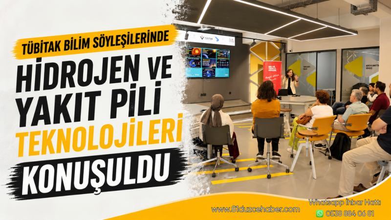 TÜBİTAK Bilim Söyleşilerinde Hidrojen ve Yakıt Pili Teknolojileri Konuşuldu
