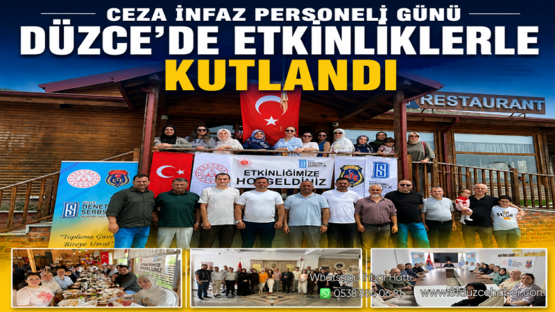 Ceza İnfaz Personeli Günü Düzce’de Etkinliklerle Kutlandı