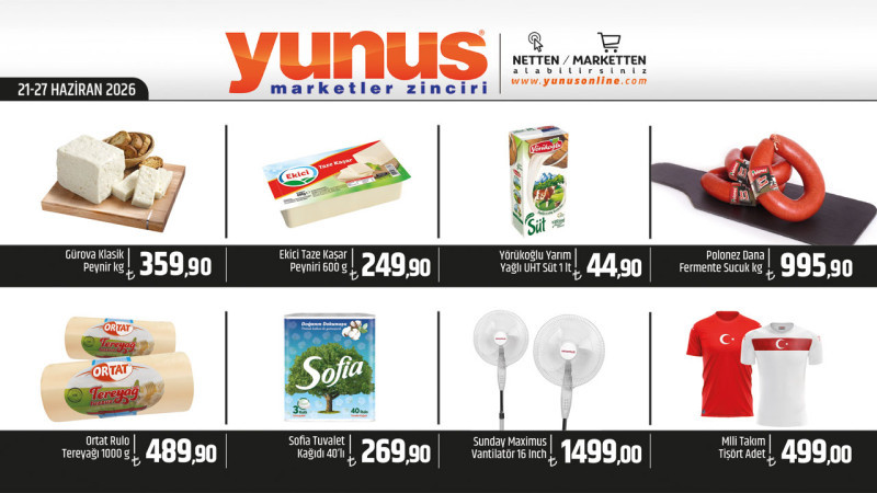YUNUS MARKET 21-27 HAZİRAN