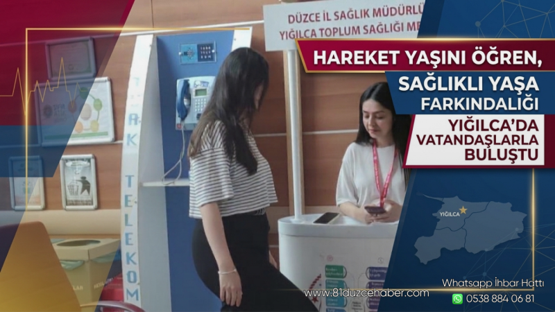 Hareket Yaşını Öğren, Sağlıklı Yaşa Farkındalığı Yığılca'da Vatandaşlarla Buluştu