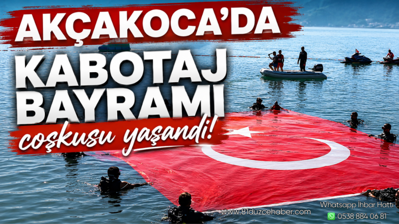 Akçakoca'da Kabotaj Bayramı Coşkusu Yaşandı