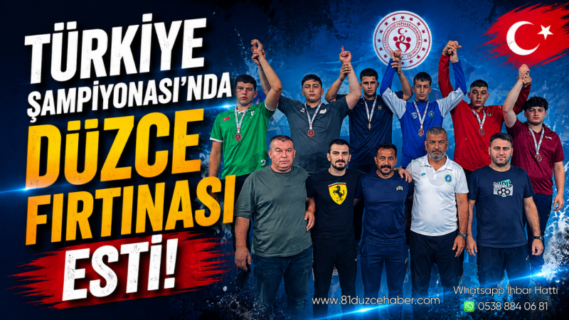 Türkiye Şampiyonası'nda Düzce Fırtınası Esti