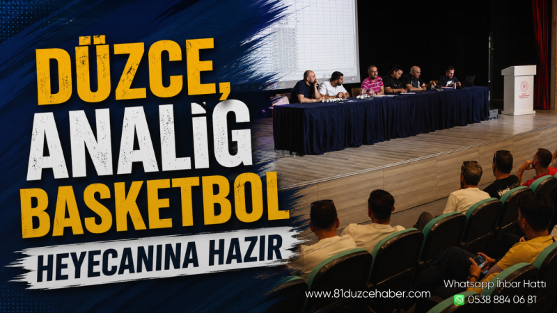 Düzce, ANALİG Basketbol Heyecanına Hazır