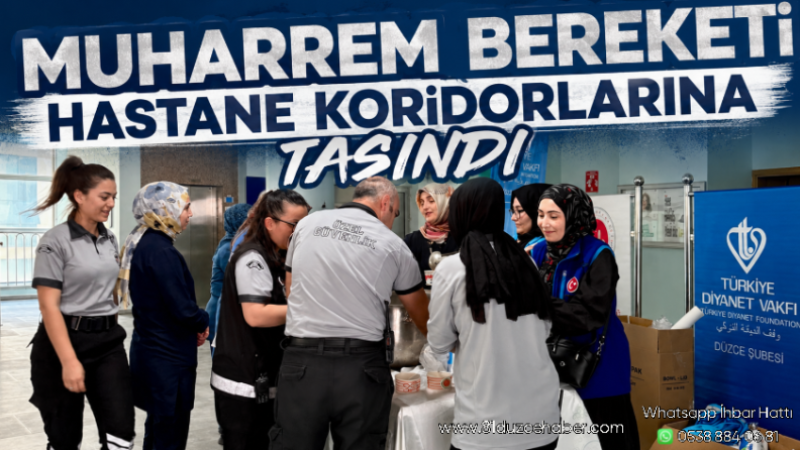 Muharrem Bereketi Hastane Koridorlarına Taşındı
