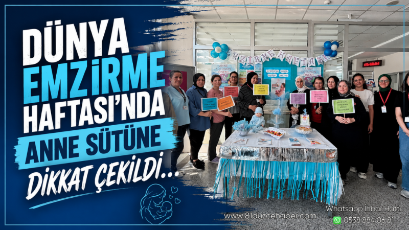 Dünya Emzirme Haftası'nda Anne Sütüne Dikkat Çekildi