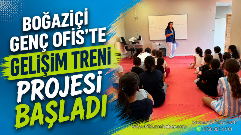 Boğaziçi Genç Ofis'te Gelişim Treni Projesi Başladı