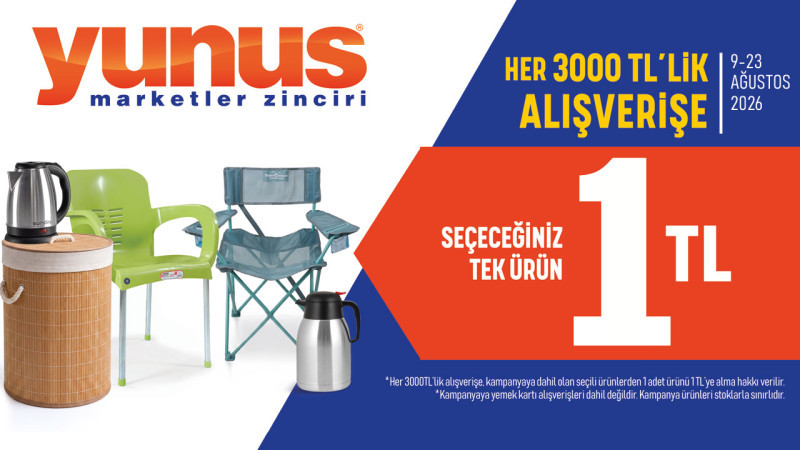 YUNUS MARKET 9-23 AĞUSTOS