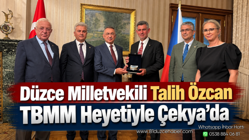 Düzce Milletvekili Talih Özcan TBMM Heyetiyle Çekya’da