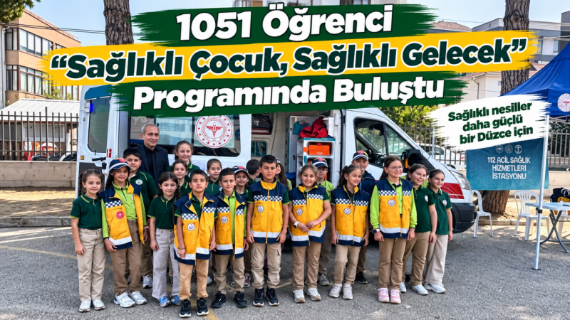 1051 Öğrenci “Sağlıklı Çocuk, Sağlıklı Gelecek” Programında Buluştu
