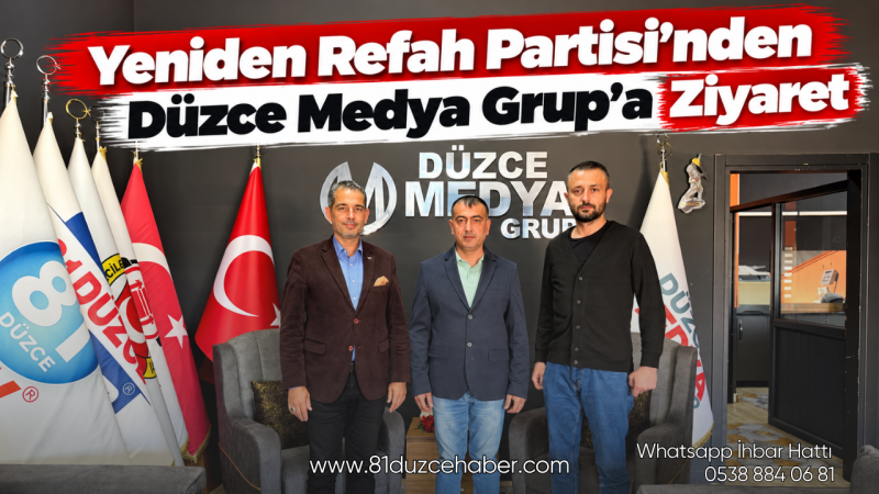 Yeniden Refah Partisi’nden Düzce Medya Grup’a Ziyaret